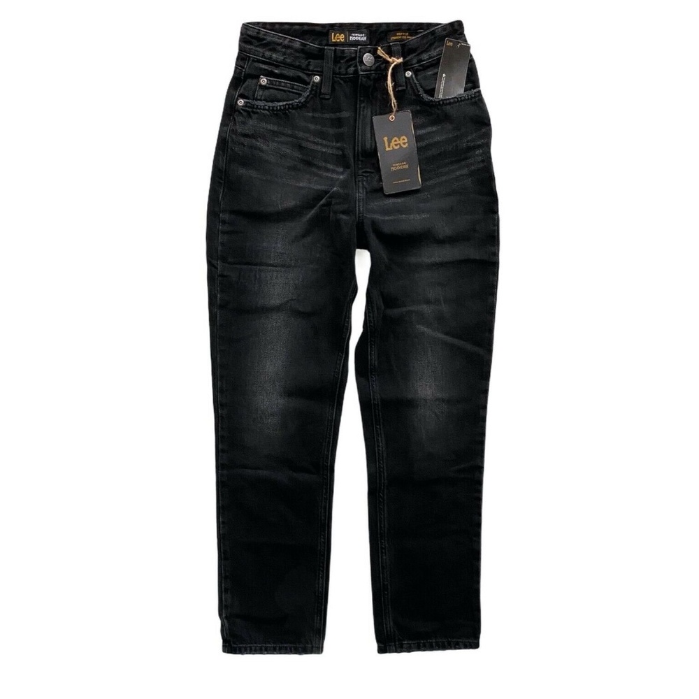 Lee Black Washed Straight Leg Women's Jeans